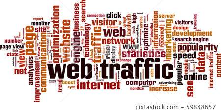 Web traffic word cloud 59838657