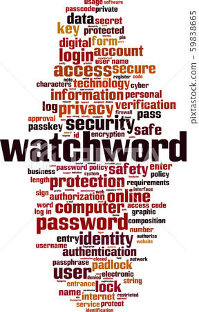 Watchword word cloud Watchword word cloud 59838665