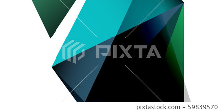 Vintage abstract template with triangle mosaic composition vecton white background. Simple design Vintage abstract template with triangle mosaic composition vecton white background. Simple design 59839570