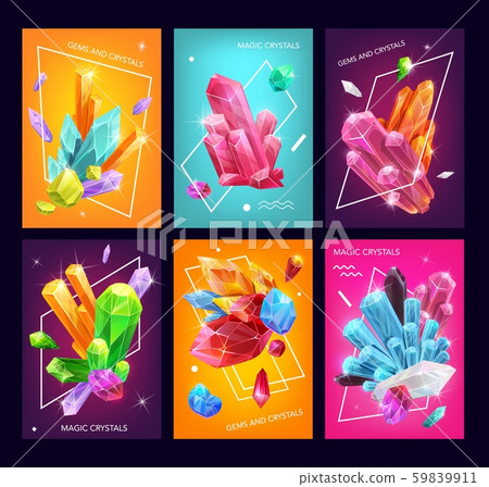 Crystals and gem stones. Quartz, diamond, amethyst Crystals and gem stones. Quartz, diamond, amethyst 59839911
