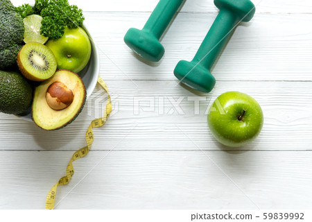 Healthy lifestyle for women diet with dumbbells Healthy lifestyle for women diet with dumbbells 59839992