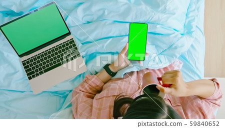 asian woman use smartphone asian woman use smartphone 59840652