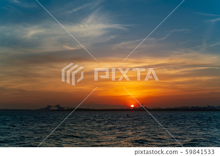 Shot from Tokyo Bay Evening Shot Maihama Shot from Tokyo Bay Evening Shot Maihama 59841533