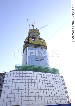 Jamsil, Lotte Tower.Under construction Jamsil, Lotte Tower.Under construction 59841771