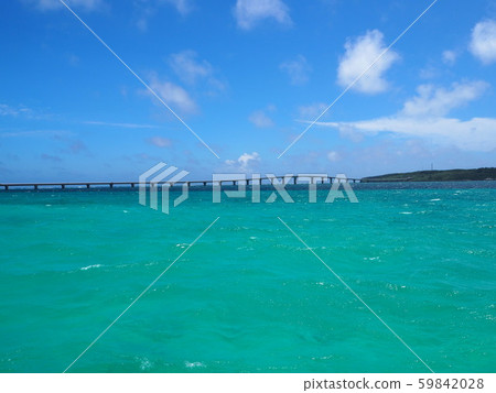 High tide sea from Yonaha Maehama Beach High tide sea from Yonaha Maehama Beach 59842028