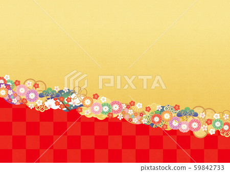 Japanese style background-Plum, Chrysanthemum, Sakura 2-3 Tech Japanese style background-Plum, Chrysanthemum, Sakura 2-3 Tech 59842733