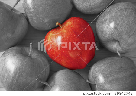 由蘋果組成的商業材料。 59842742