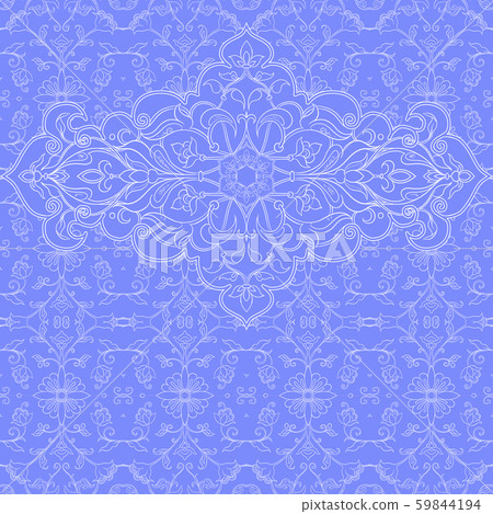 Eastern ethnic motif, traditional muslim ornament. Eastern ethnic motif, traditional muslim ornament. 59844194