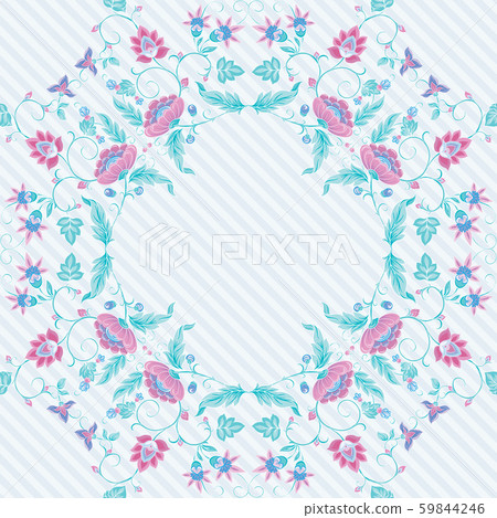 Tradition mughal motif, fantasy flowers Tradition mughal motif, fantasy flowers 59844246