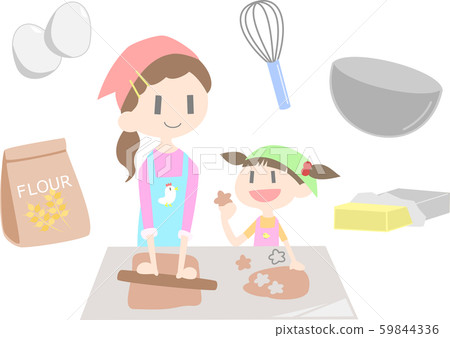 Making sweets with parents and children 59844336