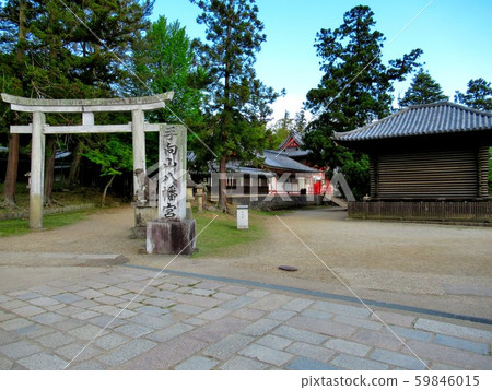 View of Temuzan Hachimangu Shrine in the back of Nara, Todaiji Temple and Hokke-do (Sangdo) (1) 59846015