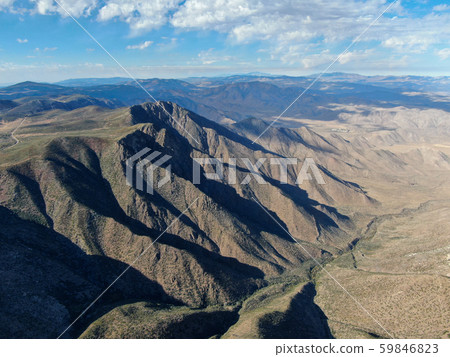 Laguna Mountains during dry fall season, California 59846823