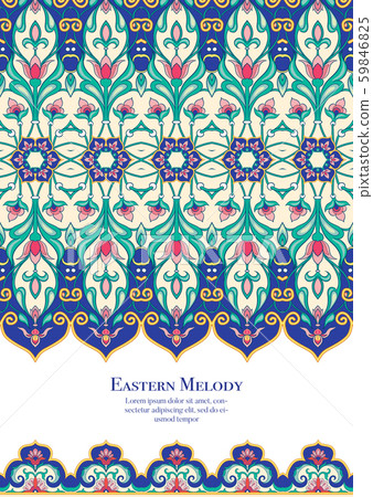 Eastern ethnic motif, traditional muslim ornament. 59846825