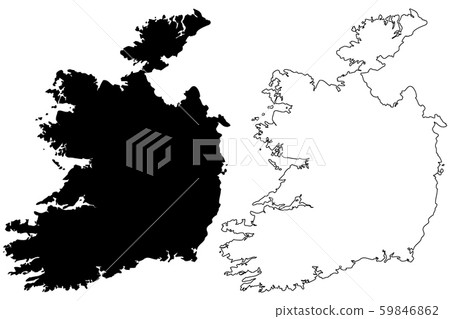 Ireland map vector Ireland map vector 59846862