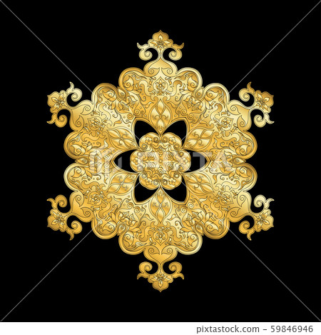 Eastern ethnic motif, traditional muslim ornament. 59846946