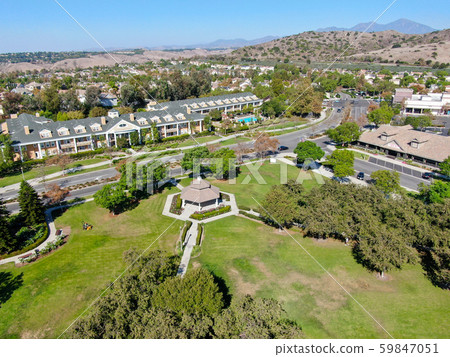 Town Green square park in Ladera Ranch, California 59847051