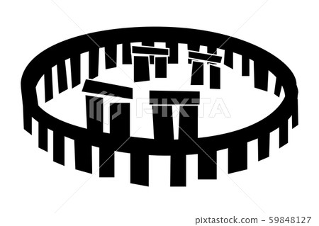 stonehenge vector icon 59848127
