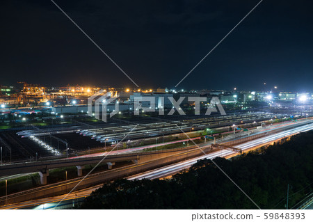 大井站東海道新幹線夜景 大井站東海道新幹線夜景 59848393