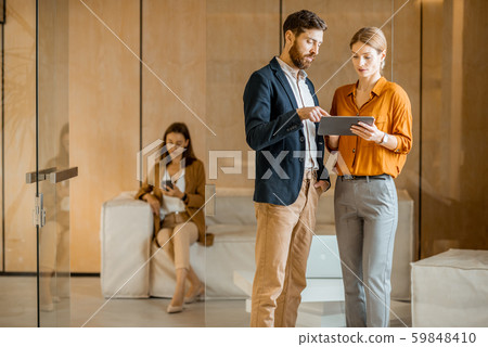 People with digital tablet in the studio People with digital tablet in the studio 59848410