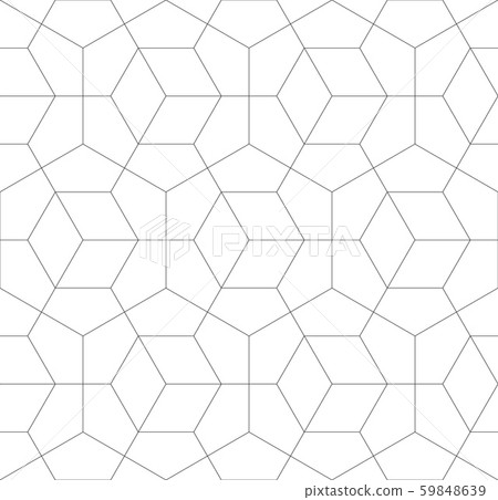 Abstract geometric seamless linear pattern. 59848639