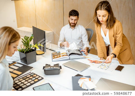 People working in the office 59848677