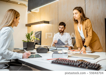 People working in the office 59848704