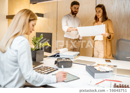 People working in the office 59848751