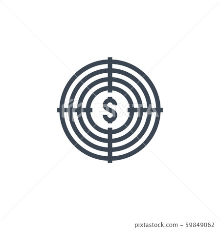 Funds Hunting related vector glyph icon. Funds Hunting related vector glyph icon. 59849062
