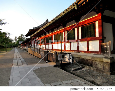 奈良,東大寺,大佛堂入口,中門和走廊(2) 奈良,東大寺,大佛堂入口,中門和走廊(2) 59849776