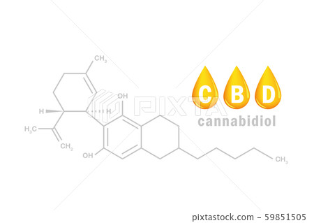 cbd oil for medical use cannabidiol chemical formula 59851505