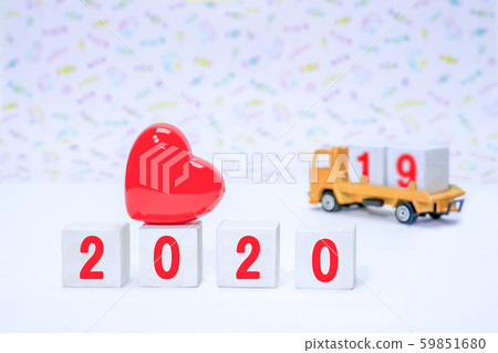 排列塊的圖像以準備2020年新年快樂2020年新年快樂 排列塊的圖像以準備2020年新年快樂2020年新年快樂 59851680