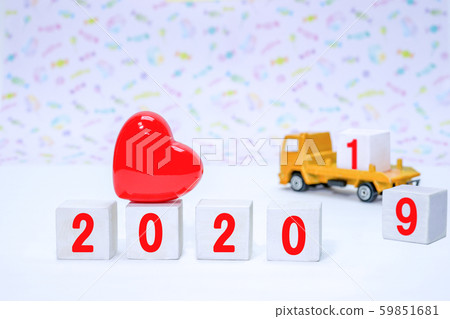 排列塊的圖像以準備2020年新年快樂2020年新年快樂 排列塊的圖像以準備2020年新年快樂2020年新年快樂 59851681