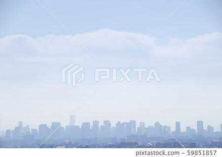 Osaka Umeda Skyscraper Distant view PPT Background Material Light blue Back Building group Osaka Umeda Skyscraper Distant view PPT Background Material Light blue Back Building group 59851857