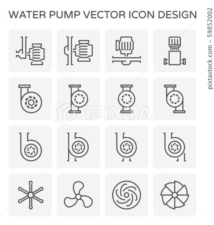 water pump icon water pump icon 59852002