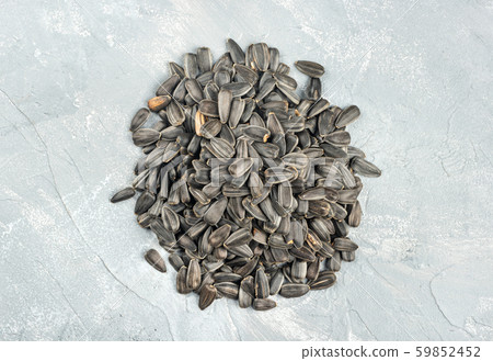 Bunch of sunflower seeds Bunch of sunflower seeds 59852452