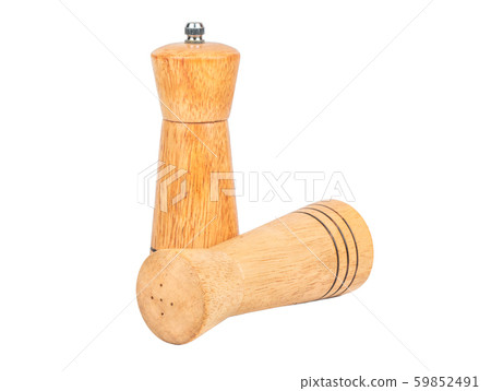 Wooden pepper and salt shaker 59852491