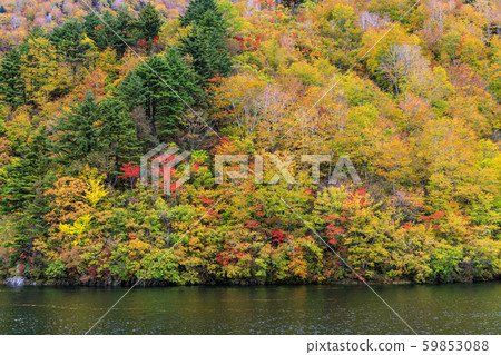 Okutadami Lake Ginzandaira Course Autumn 59853088