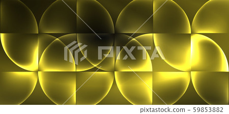 Neon glowing techno lines, hi-tech futuristic abstract background. Template with abstract shapes in Neon glowing techno lines, hi-tech futuristic abstract background. Template with abstract shapes in 59853882
