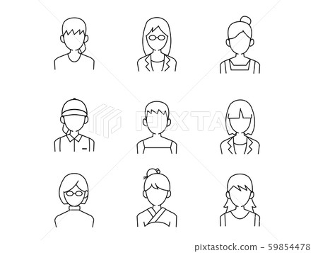 女人圖標集1 女人圖標集1 59854478