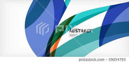 Colorful wave lines abstract background, color line for business or techno presentation 59854765