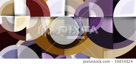 Geometric design abstract background - circles 59854824
