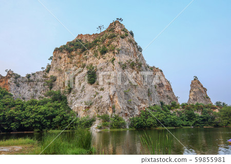 View of the mountain and nature Park at thailand 59855981