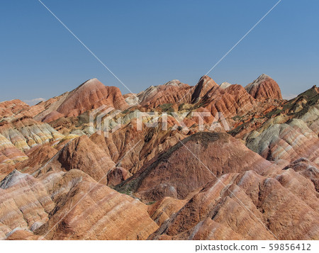 中國甘肅省張ye市張ye市七彩丹霞地質公園 59856412