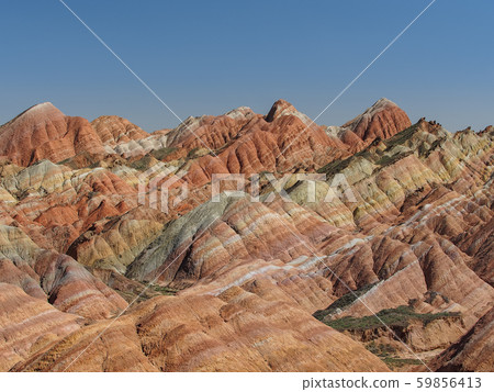 中國甘肅省張ye市張ye市七彩丹霞地質公園 59856413