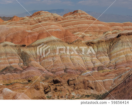中國甘肅省張ye市張ye市七彩丹霞地質公園 59856414