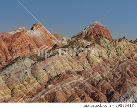 中國甘肅省張ye市張ye市七彩丹霞地質公園 59856417