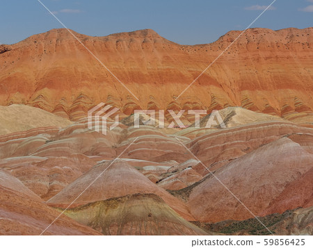 中國甘肅省張ye市張ye市七彩丹霞地質公園 59856425