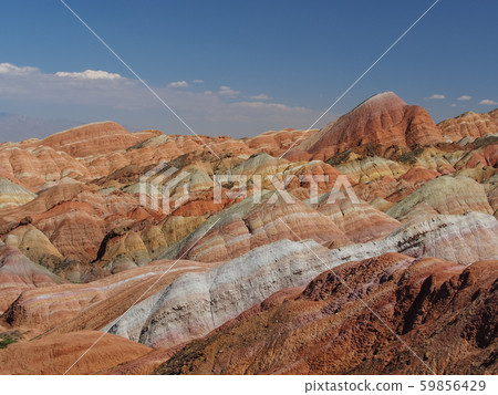 中國甘肅省張ye市張ye市七彩丹霞地質公園 59856429
