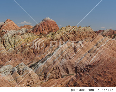 Zhangye Qicai Danxia Geopark, Zhangye, Gansu Province, China 59856447