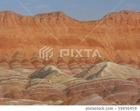 Zhangye Qicai Danxia Geopark, Zhangye, Gansu Province, China 59856459